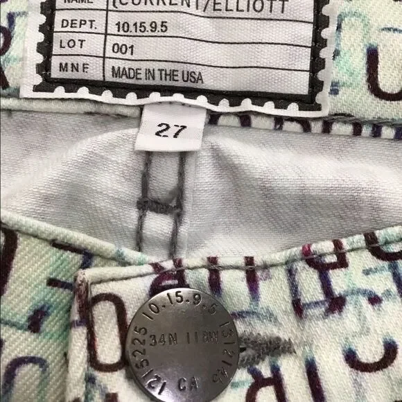 Current/Elliott Mary Katrantzou Dynamo Ankle Jean - Picture 7 of 10